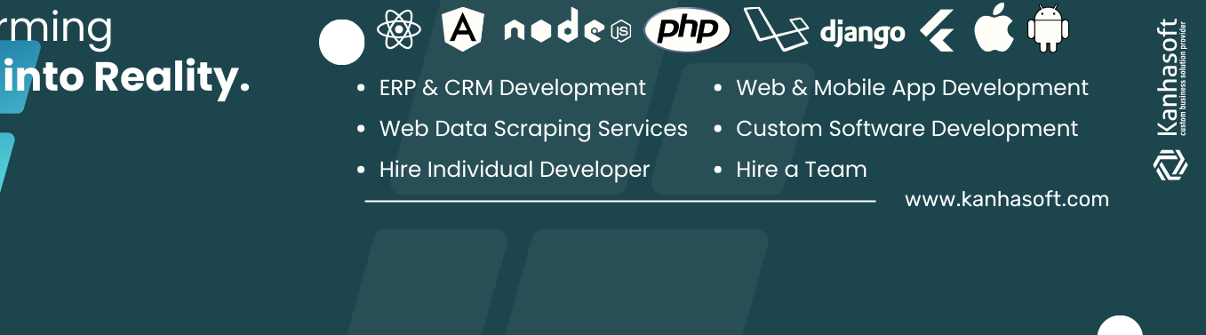 Kanhasoft - Web and Mobile App Development Company