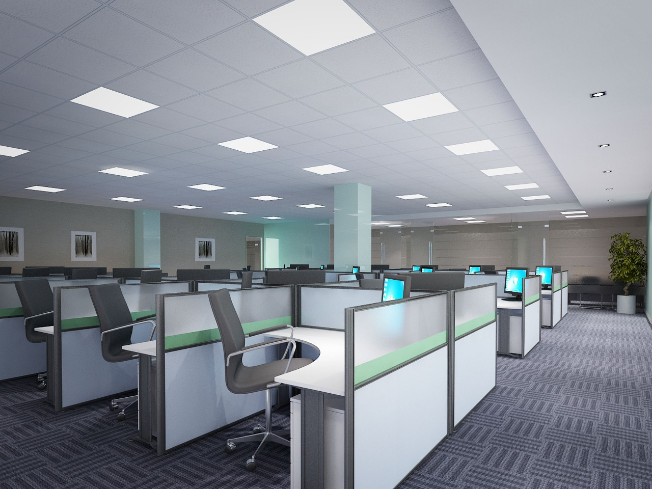 "Modern flat panel LED lights providing bright, energy-efficient ceiling illumination for homes and offices. Sleek LED flat panel lighting design enhances interiors with a clean, stylish look."